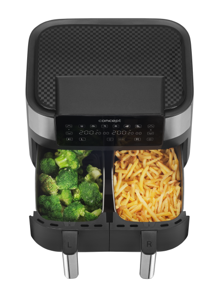 Frytkownica beztłuszczowa Air Fryer DOUBLE 8 l FR8000 - zdjęcie 2