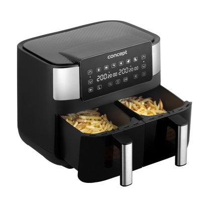 Frytkownica beztłuszczowa Air Fryer DOUBLE 8 l FR8000 - zdjęcie 9